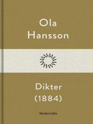 cover image of Dikter (1884)